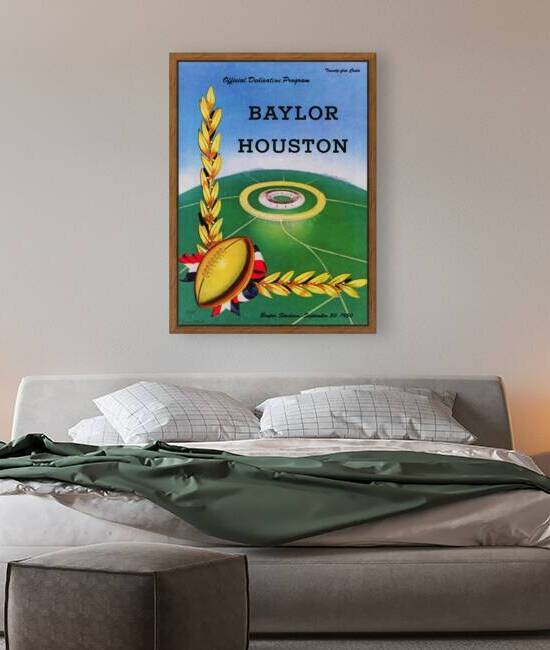 1950 Baylor Stadium Dedication Game by Row One Brand