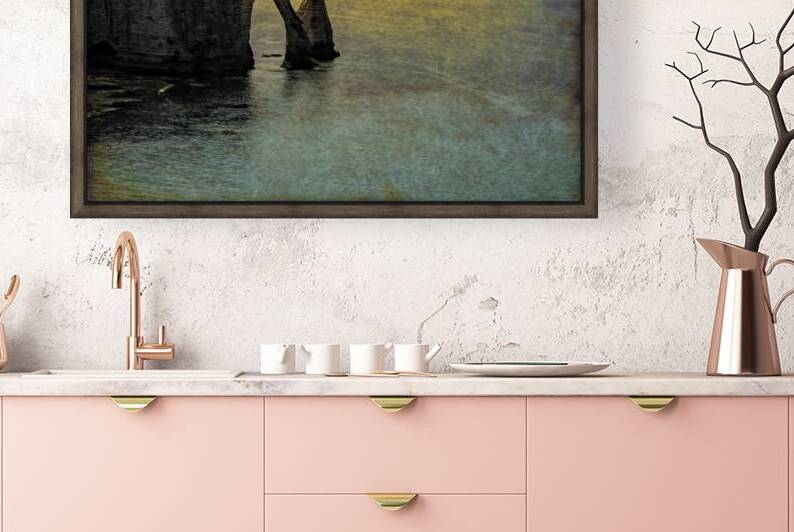 Etretat Arch at sunset by Norma Brandsberg Photography