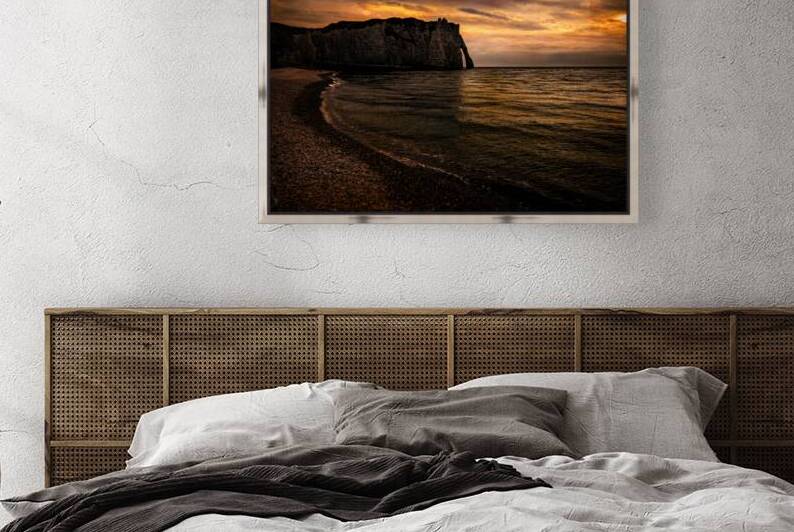 Etretat Cliff Sunset by Norma Brandsberg Photography