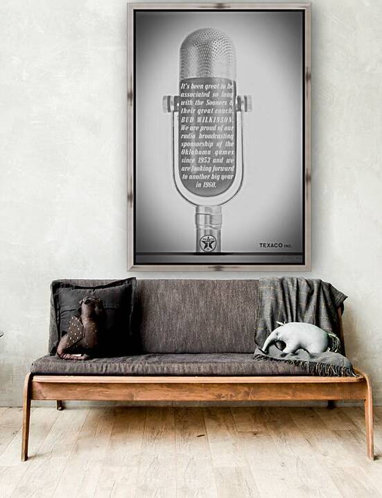 1960 texaco oklahoma sooners bud wilkinson ad by Row One Brand