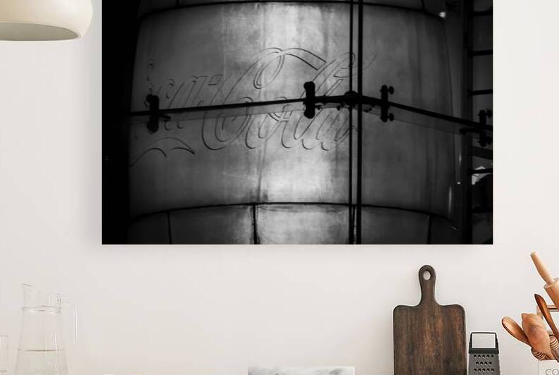 world of coke bottle  horizontal 3118 Bottle 13k. by Black And White