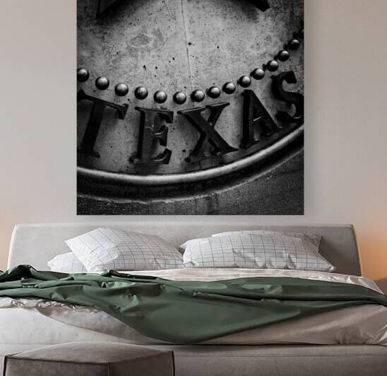 bottom dallas texas seal  square 3314 Texas 13k.j by Black And White