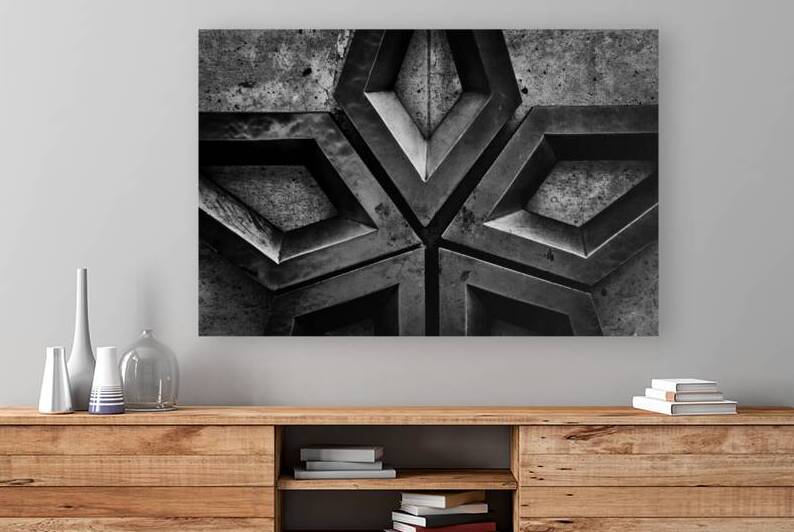 dallas star at city hall  horizontal 2119 OCD 13k by Black And White