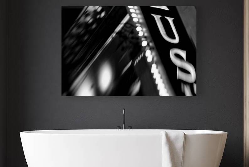 plush night club sign  horizontal 788 Plush 13k.j by Black And White