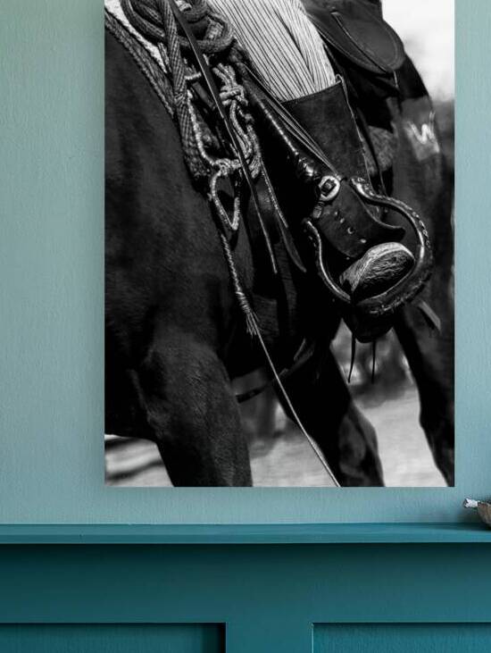 cowboy horse tackle  vertical 821 Tack 13k by Black And White