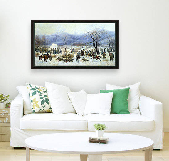 Battle of Shipka Sheinovo, December 28, 1877 by Alexei Danilovich Kivshenko