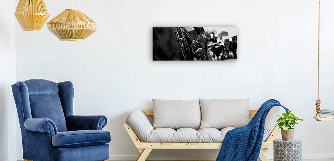 cowboy horse tackle  panoramic 821 Tack 13k by Black And White