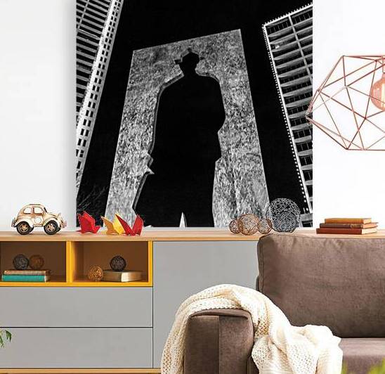 man with briefcase  square 800 Briefcase 13k by Black And White