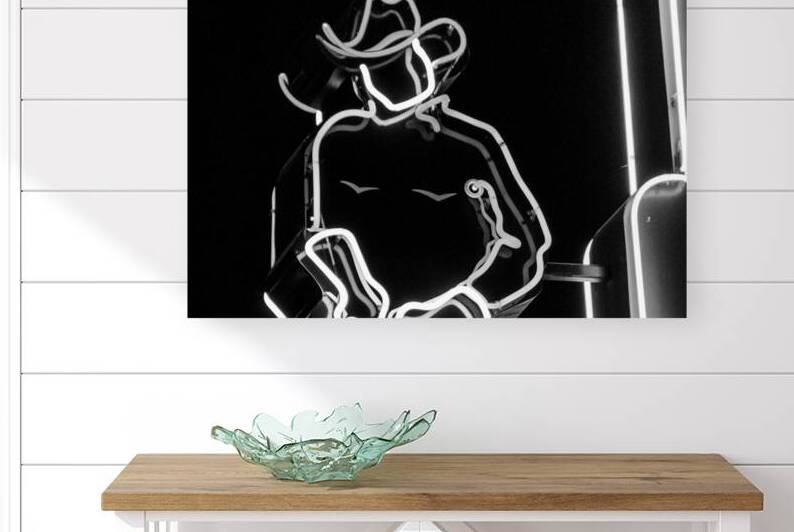 ranch hand neon sign  horizontal 814 Ranch 13k.jp by Black And White