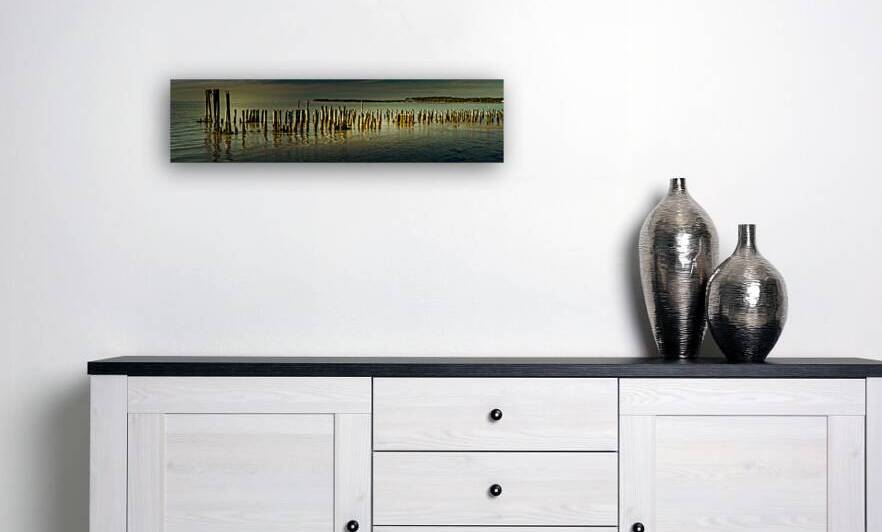 Chesapeake Bay Dock Poles by Norma Brandsberg Photography