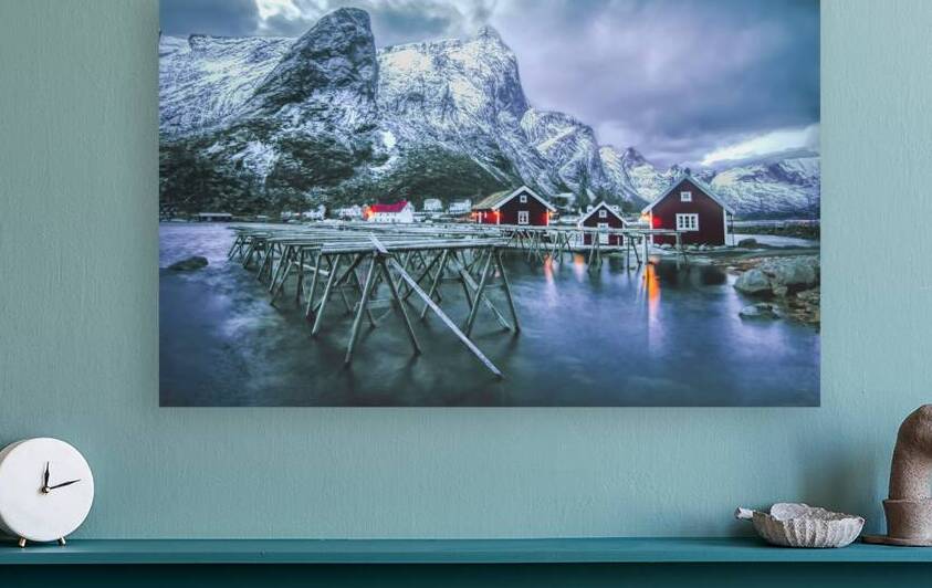 Winter Shadows of Reine by Norma Brandsberg Photography