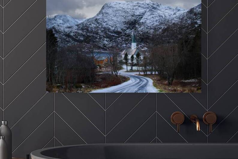 Moskenes Church in the Lofoten Islands by Norma Brandsberg Photography