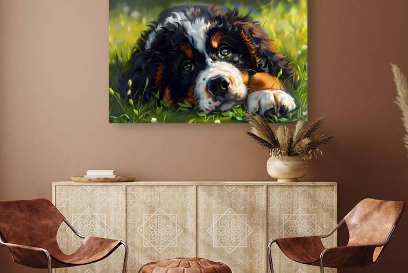 Puppy Paintings by Museblot 2 by Andy Davis