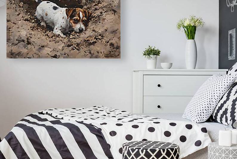 Puppy Paintings by Museblot 3 by Andy Davis