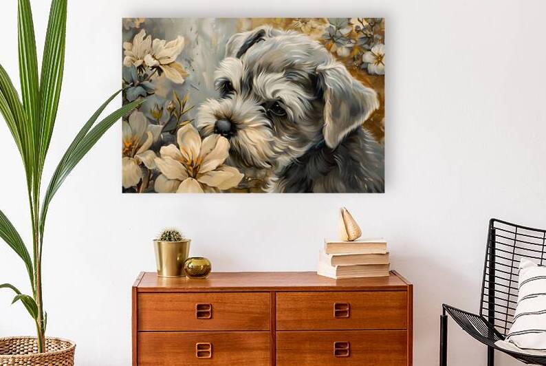 Puppy Paintings by Museblot 8 by Andy Davis