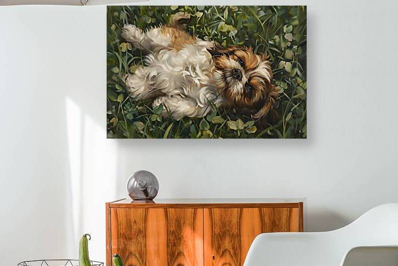 Puppy Paintings by Museblot 9 by Andy Davis