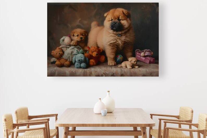 Puppy Paintings by Museblot 12 by Andy Davis