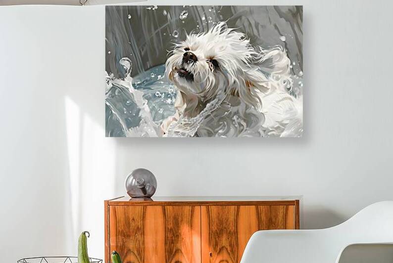 Puppy Paintings by Museblot 13 by Andy Davis
