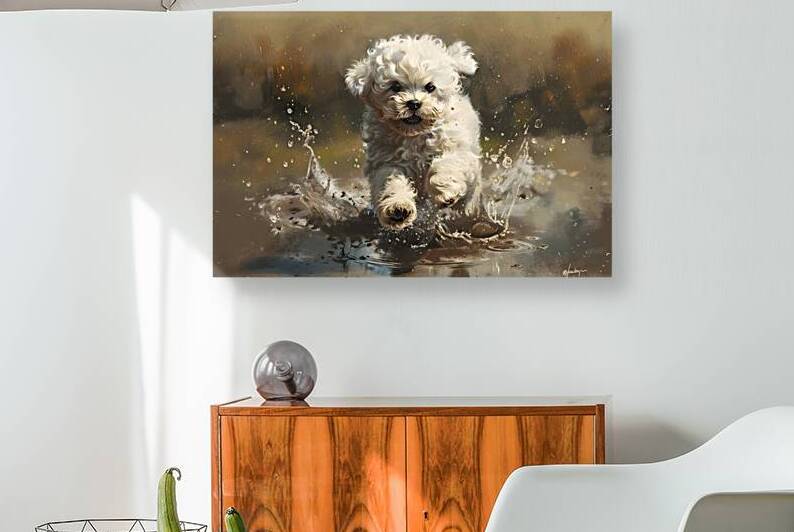 Puppy Paintings by Museblot 14 by Andy Davis