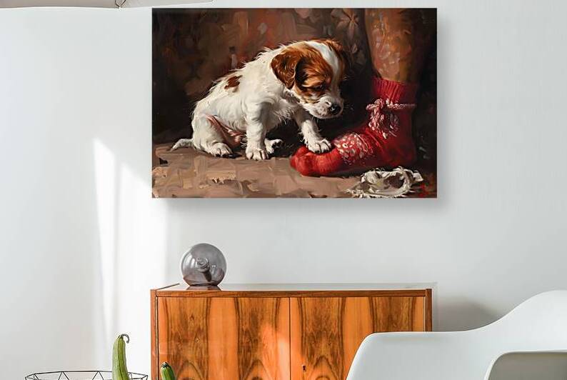 Puppy Paintings by Museblot 15 by Andy Davis