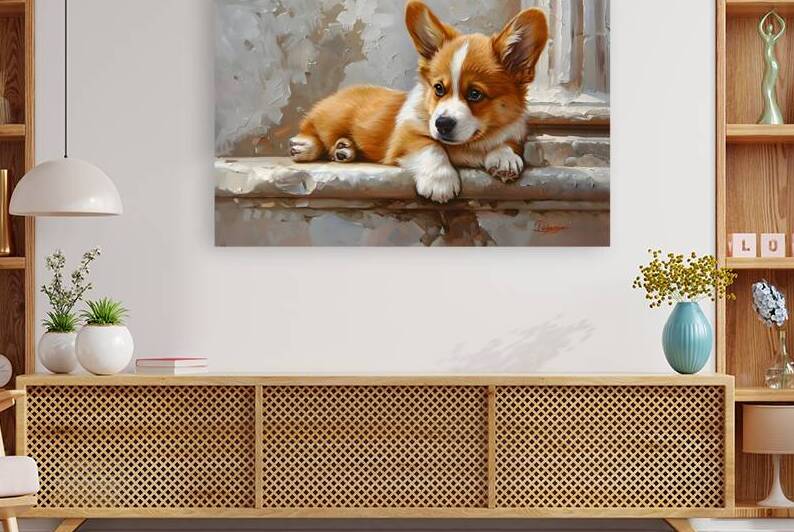 Puppy Paintings by Museblot 18 by Andy Davis