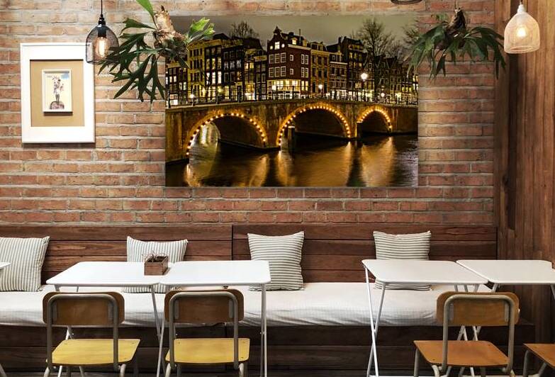 Old Amsterdam Canals Evening by Norma Brandsberg Photography