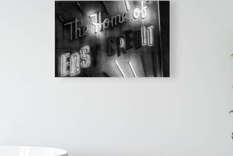 easy credit root of all evil  horizontal 936 Prob by Black And White