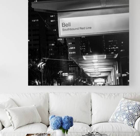 bell station red line metro  square 918 Bell 13k. by Black And White