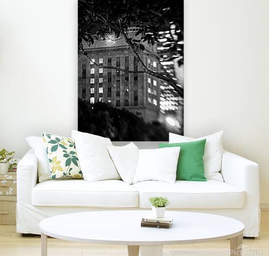 houston city hall clock  vertical 921 Cityhall 13 by Black And White