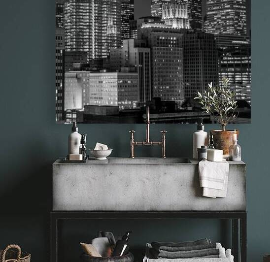 houston cityscape at night  square 927 Harris 13k by Black And White