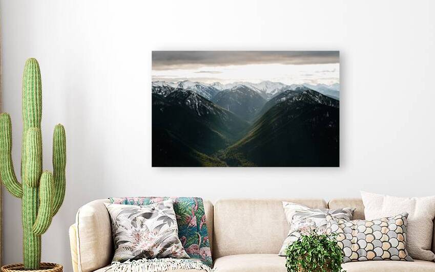 Beams of Light at Hurricane Ridge by Brad Millett Photography