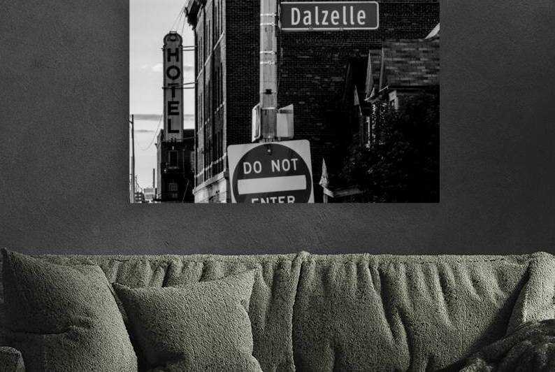 abandon hotel michigan central station  horizonta by Black And White