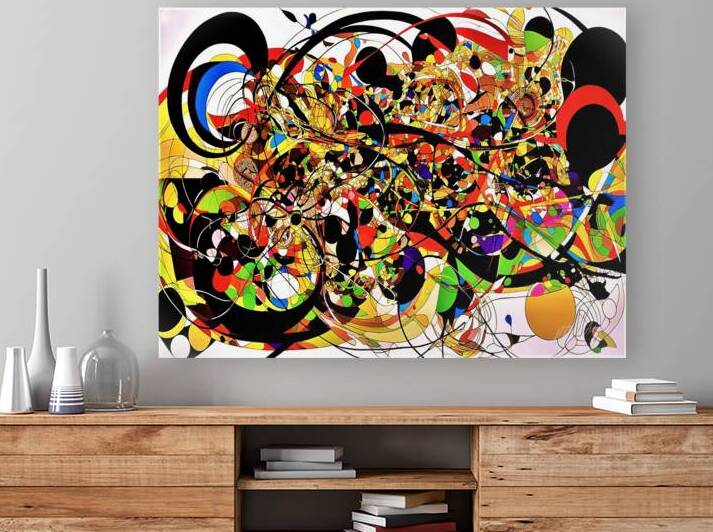 Abstract Shape Art by SykArt Designs