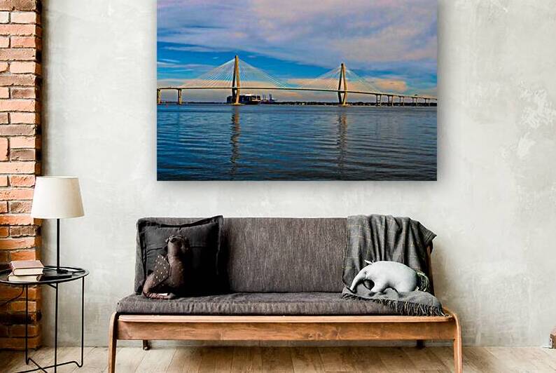 Arthur Ravenel Bridge at Charleston by Bill Swartwout Photography