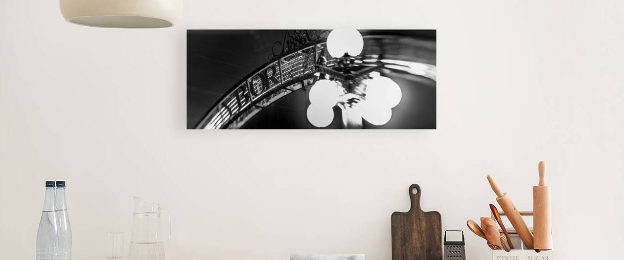 ybor city arch  panoramic 1122 Ybor 13k by Black And White