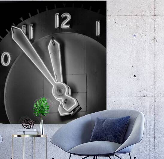 pike place market clock  square 2684 FiftyFour 13 by Black And White