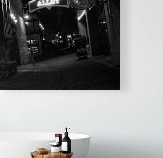 post alley at night  square 302 Post 13k by Black And White