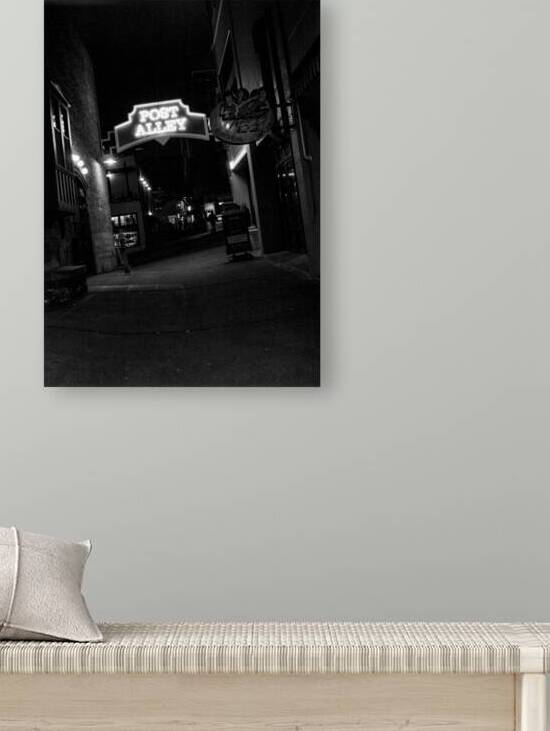 post alley at night  vertical 302 Post 13k by Black And White