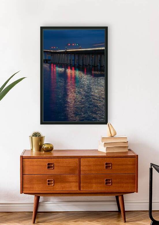 Bay Bridge Lights by Geoffrey Prior