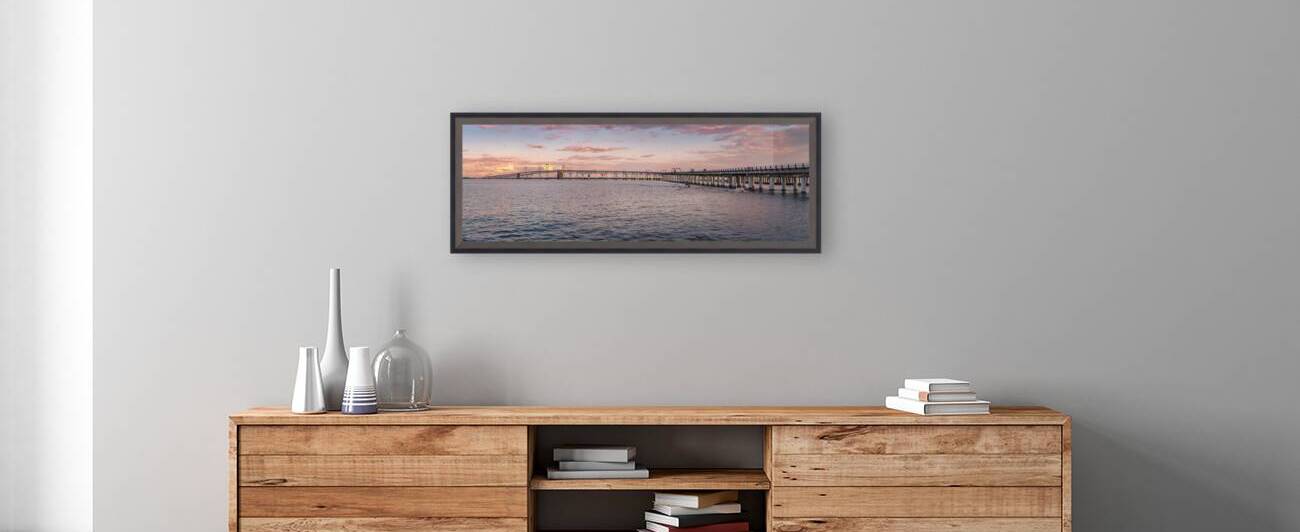 Chesapeake Bay Bridge Panorama by Geoffrey Prior