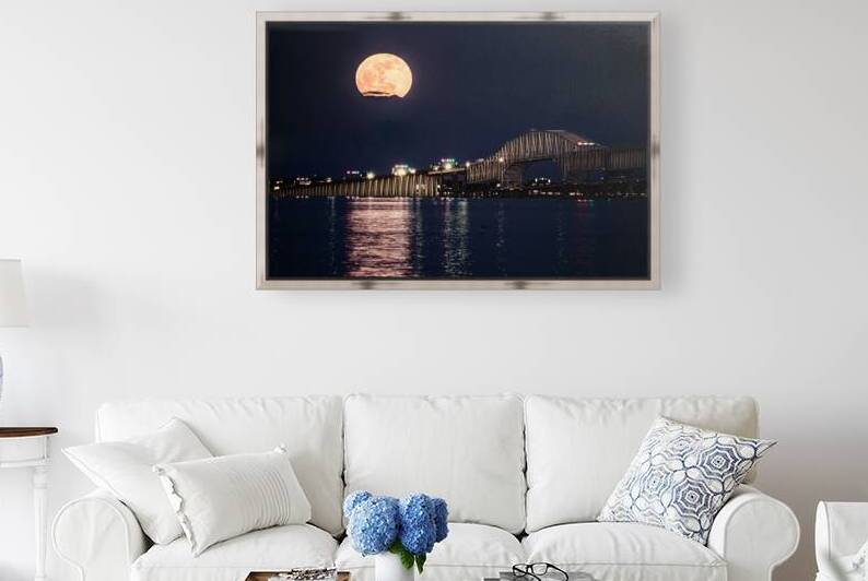 Moon Breaking Through by Geoffrey Prior