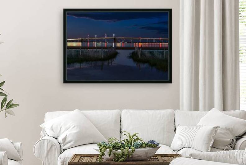 Morning Bridge Reflection by Geoffrey Prior