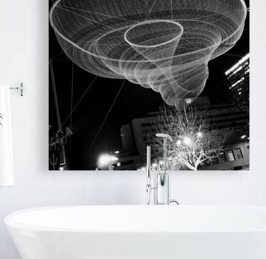 jellyfish civic space park  square 1957 Civic 13k by Black And White