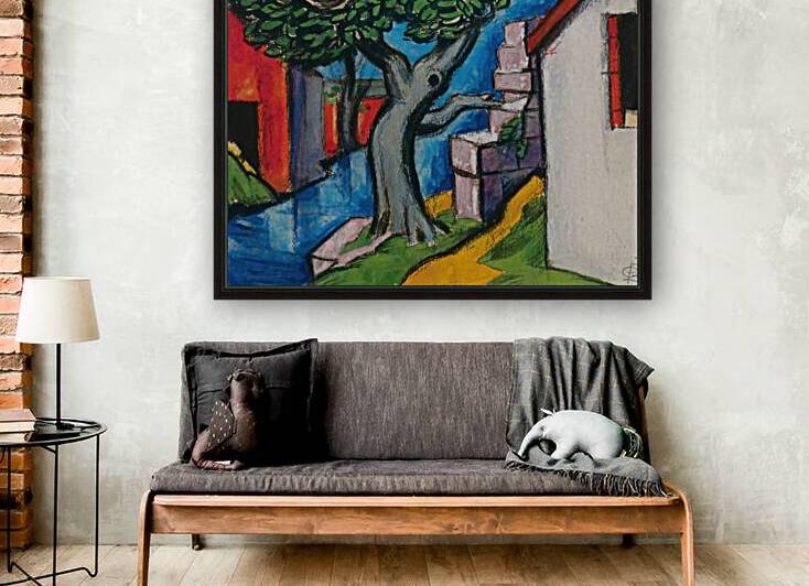 mystic tree 1919 oscar bluemner by Row One Brand