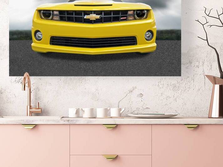 Theres a Storm Coming - Camaro SS by Gill Billington