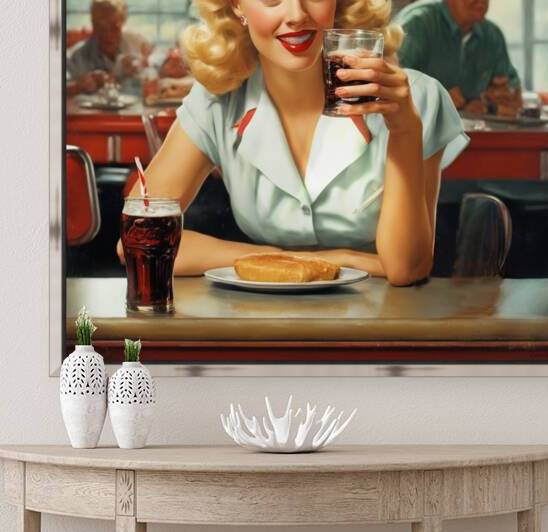 1950s Diner  by Row One Brand