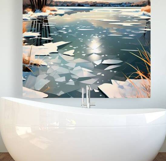 Frozen Lake by Marc Duggan