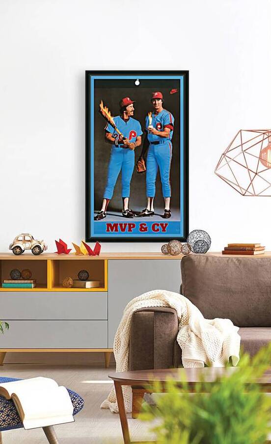 Mike Schmidt and Steve Carlton Remix Art by Row One Brand