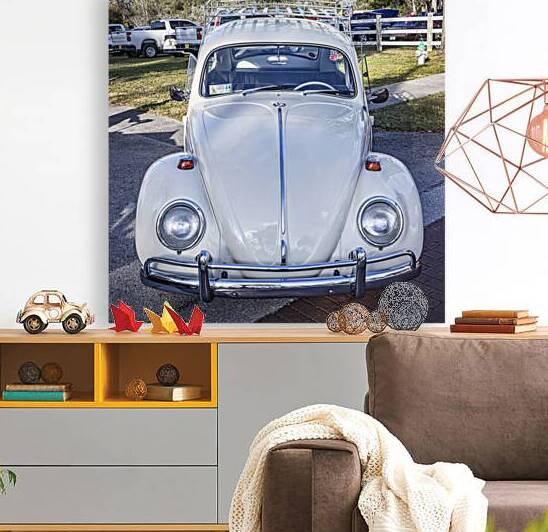 1971 Tan Volkswagen Beetle X 4 by Rich Franco