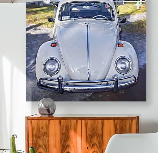 1971 Tan Volkswagen Beetle X 6 by Rich Franco